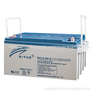 12V/260Ah Maintenance-free Gel Solar Battery, Wider Working Temperature Range, Stable Performance